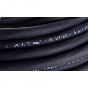 Силовой гибкий кабель H07RN-F 3x1,5 Top Cable XTREM 20 метров 3003001MR20RU