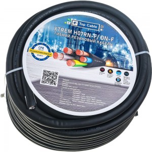 Силовой гибкий кабель H07RN-F 5х4 Top Cable XTREM 20 метров 3005004R20RU