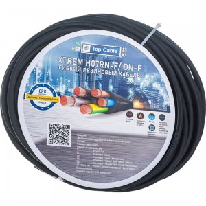 Силовой гибкий кабель H07RN-F 2x1 Top Cable XTREM 20 метров 3002001R20RU