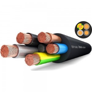 Силовой гибкий кабель Top cable XTREM H07RN-F 4Х2,5 0,6 1kV с изоляцией 10 м 3004002MR10RU