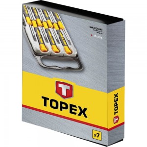 Набор прецизионных отверток TOPEX 7 шт. 39D558