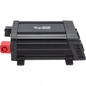 Автомобильный инвертор TopOn 1200 Вт, 2 розетки, Type-C, USB, LCD экран, пиковая мощность 2400 Вт, черный TOP-PI1202