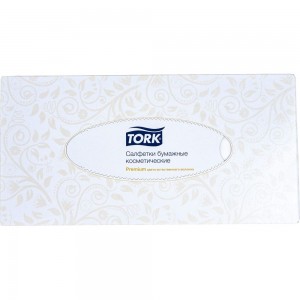 Салфетки для лица TORK Premium 120380 ультрамягкие, косметические, F1 120380 22982
