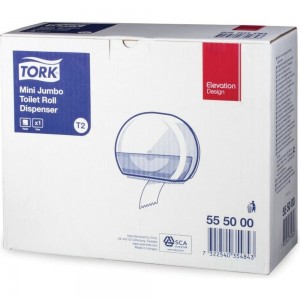 Диспенсер для туалетной бумаги TORK Elevation mini белый 555000 600164 12459