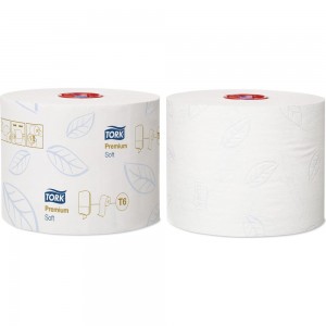 Туалетная бумага Tork Premium в компактных рулонах, мягкая, Т6, 27 рулонов 127520 21667