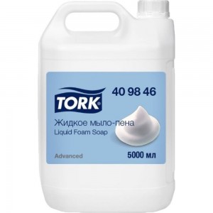 Жидкое мыло-пена TORK Торк Advanced канистра 5 л арт. 409846 25427