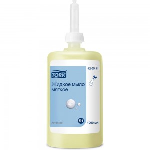 Жидкое мыло-крем для рук TORK Advanced 1 л., S1 арт.420511 25526