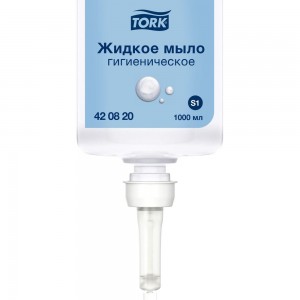 Жидкое мыло для рук TORK Advanced гигиеническое, 1 л., S1 арт.420820 25528