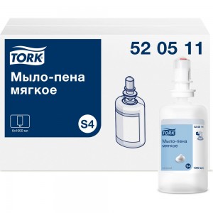 Жидкое мягкое мыло-пена TORK Advanced 1 л, S4 520511 25529