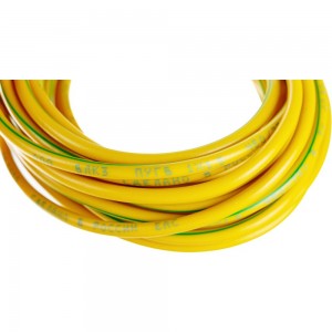 Провод ПУГВ Торкабель 1,5 желтый-зеленый 5 м в упаковке 0749524536830