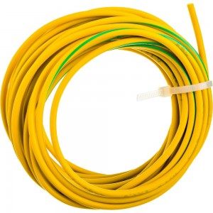 Провод ПУГВ Торкабель 1,0 желтый-зеленый 5 м в упаковке 0749524536786
