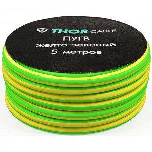 Провод ПУГВ Торкабель 4,0 желтый/зеленый (5м) в упаковке 0749524537189