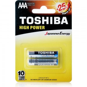 Алкалиновый элемент питания Toshiba LR03 4452
