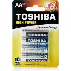 Алкалиновый элемент питания Toshiba LR6 3454