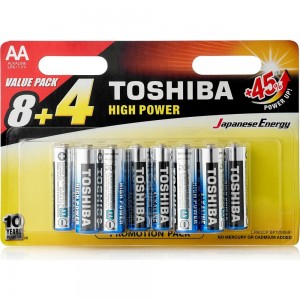 Алкалиновый элемент питания Toshiba LR6 3453