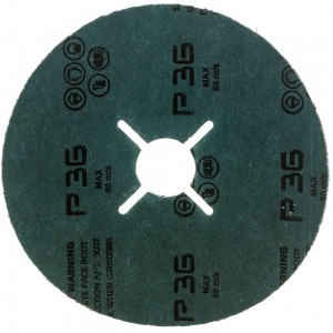 Фибровый диск Керамика (125x22 мм; Р36) Toyev 005530