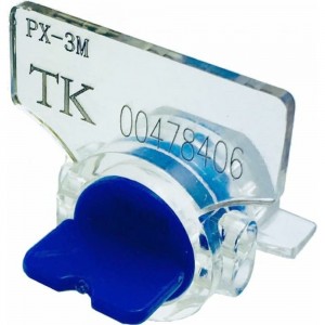 Пломба роторная рх-3М (для счётчиков) ТПК Технологии Контроля Цвет: синий 24127