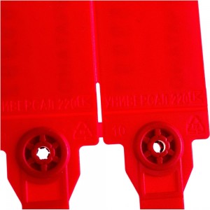 Номерная пластиковая пломба ТПК Технологии Контроля Универсал 220 (Цвет:красный) 1000 шт. 24158