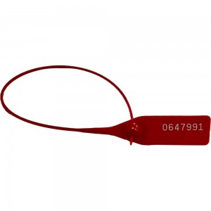 Номерная пластиковая пломба ТПК Технологии Контроля оса-330 (цвет: красный) 1000 шт 24199