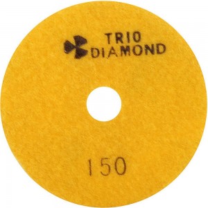 Круг алмазный гибкий шлифовальный Черепашка 100 № 150 Trio-Diamond 340150
