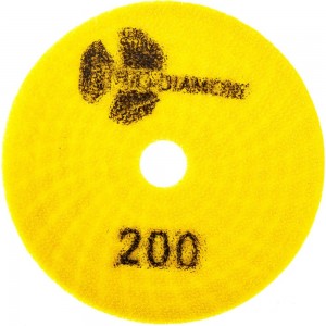 Круг алмазный гибкий шлифовальный Черепашка 100 № 200 Trio-Diamond 340200