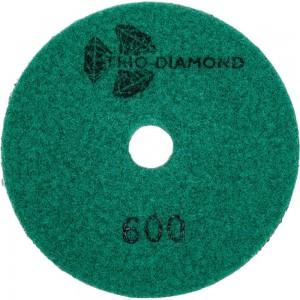 Алмазный гибкий шлифовальный круг Черепашка 100 № 600 сухая шлифовка TRIO-DIAMOND 360600