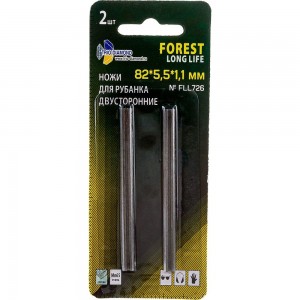 Ножи двусторонние (2 шт; 82х5.5х1.1 мм) для электрорубанка TRIO-DIAMOND FLL726