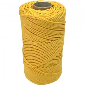 Полипропиленовый плетеный шнур truEnergy 1,5 мм, желтый 100 м 12393
