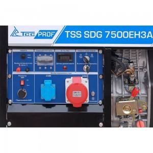 Дизель генератор ТСС SDG 7500EH3A 100027