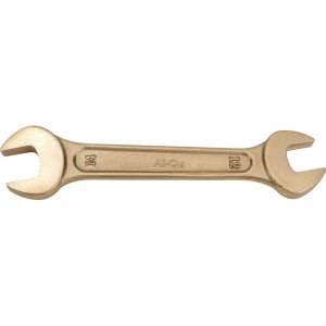 Гаечный рожковый двусторонний искробезопасный ключ TVITA мод. 146 12х14 мм AlCu TT1146-1214A