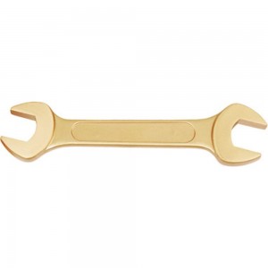 Гаечный рожковый двусторонний искробезопасный ключ TVITA мод. 146 36х41 мм AlCu TT1146-3641A