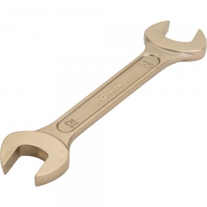 Гаечный рожковый двусторонний искробезопасный ключ TVITA мод. 146 19х22 мм AlCu TT1146-1922A