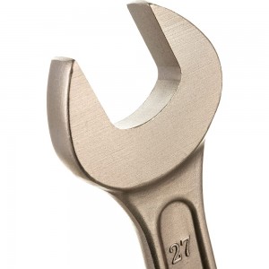 Гаечный рожковый двусторонний искробезопасный ключ TVITA мод. 146 27х30 мм AlCu TT1146-2730A