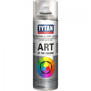 Аэрозольный лак Tytan PROFESSIONAL ART OF THE COLOUR бесцветный матовый 400 мл 62376 212195
