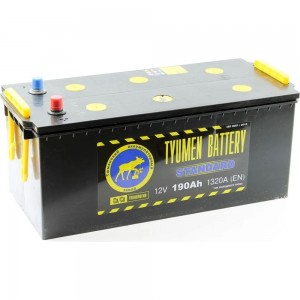 Аккумуляторная батарея TYUMEN BATTERY Тюмень standard 6ст -190 l росс.конус TNS190(4.0)