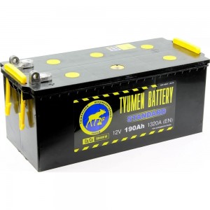 Аккумуляторная батарея TYUMEN BATTERY Тюмень standard 6ст -190 l росс.болт TNS190(4.1)