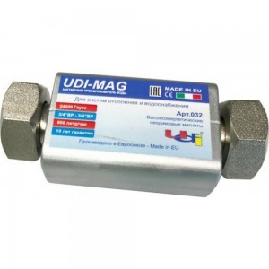 Магнитный преобразователь воды UDI MAG MEGAMAX 3/4 -3/4 24000 Гс MEGAMAX 3/4