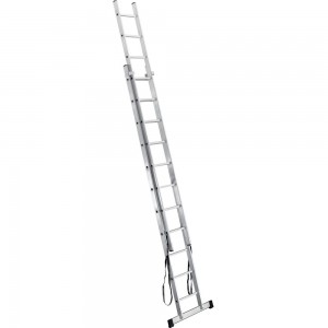 Алюминиевая 2-секционная лестница UFUK 2х11 ступеней 411211