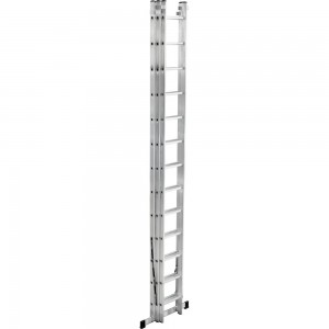 Алюминиевая 3-секционная лестница UFUK 3х13 ступеней 411313