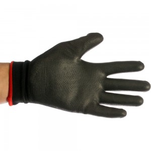 Нейлоновые перчатки с полиуретановым покрытием ULTIMA BLACK TOUCH черные ULT615/XXL
