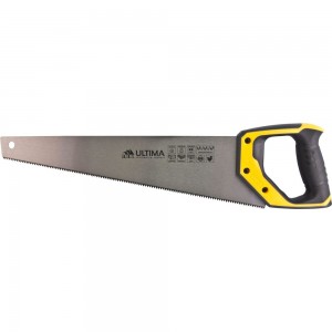 Ножовка по дереву Ultima 500мм, 7-8 TPI, каленный зуб, 3-к рукоятка 160012