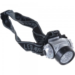 Налобный фонарь Ultraflash LED 5352 (металлик, 14LED, 4 реж, 3XR03, пласт, коробка) 10261