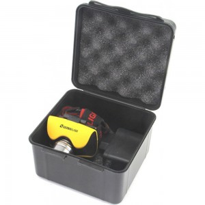 Налобный аккумуляторный фонарь Ultraflash E157 220В, желтый, CREE 3 Вт, фокус, 3 режима, бокс 12351