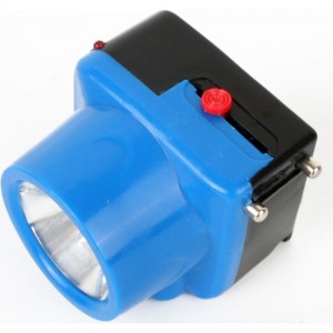 Аккумуляторный налобный фонарь Ultraflash LED5375 220В, голубой, 1 Ватт LED, 2 режима, пластик, бокс 14252