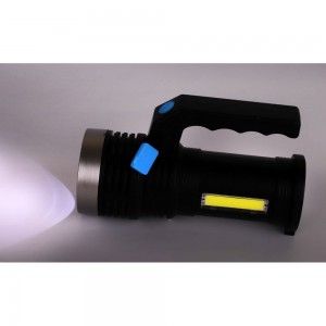 Аккумуляторный фонарь Ultraflash LED53765 4В, черный 2LED, 3 Вт, 4 режима USB 14665