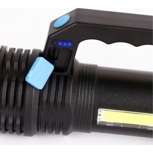 Аккумуляторный фонарь Ultraflash LED53765 4В, черный 2LED, 3 Вт, 4 режима USB 14665