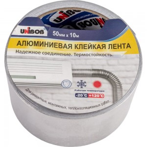 Алюминиевая клейка лента Unibob 50 мм х 10 м 211749