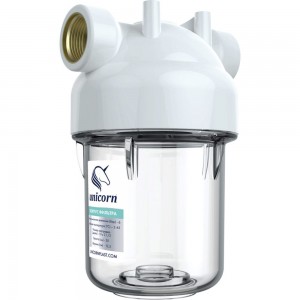 Магистральный фильтр Unicorn 3/4, для холодной воды, прозрачный, 5