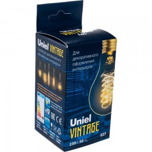 Лампа накаливания Uniel VINTAGE IL-V-A60-40/GOLDEN/E27 CW01 UL-00000475