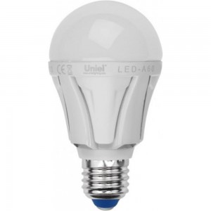 Светодиодная лампа Uniel LED-A60 10W/WW/E27/FR PLP01WH UL-00001524